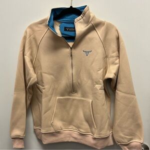 Sand 1/4 Zip Sweatshirt